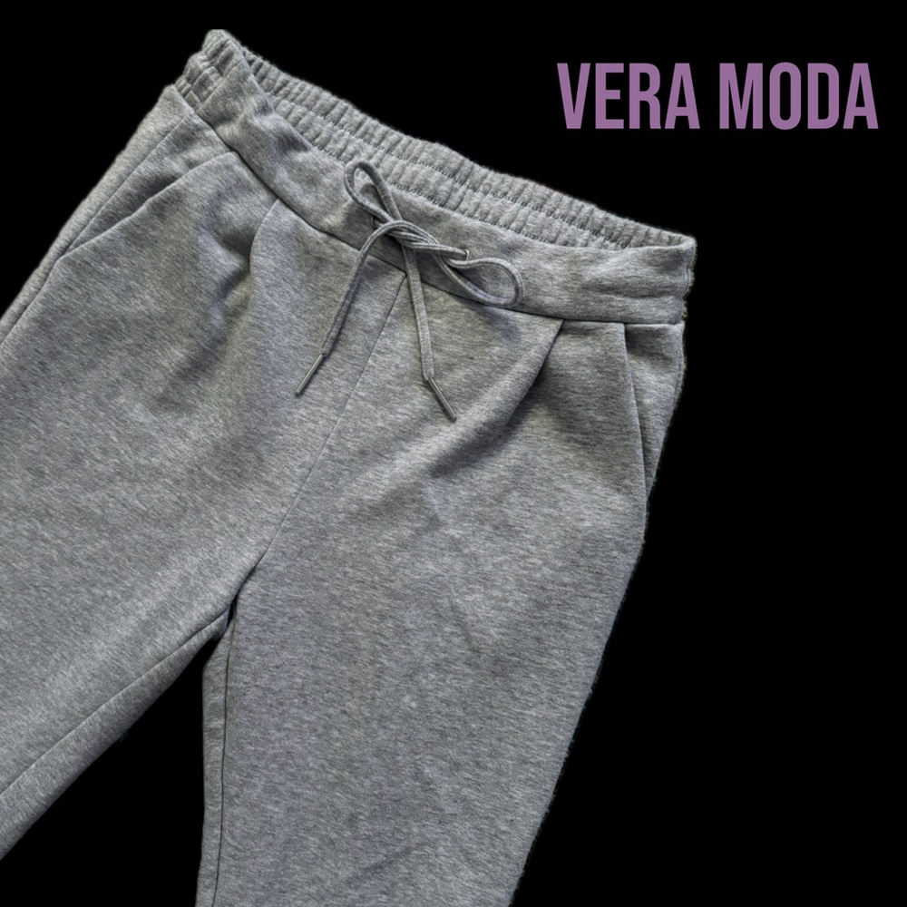 NWOT Vera Moda Heather Gray Slim Fit Sweatpants - Picture 1 of 8